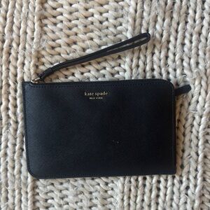 Kate Spade Black Wristlet Wallet